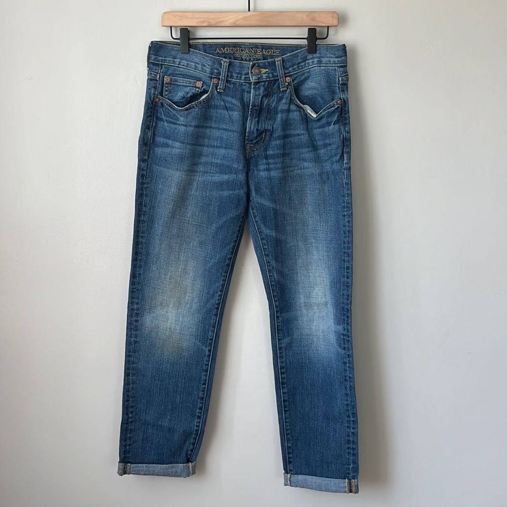 American eagle Slim straight cuffed jeans 29x32